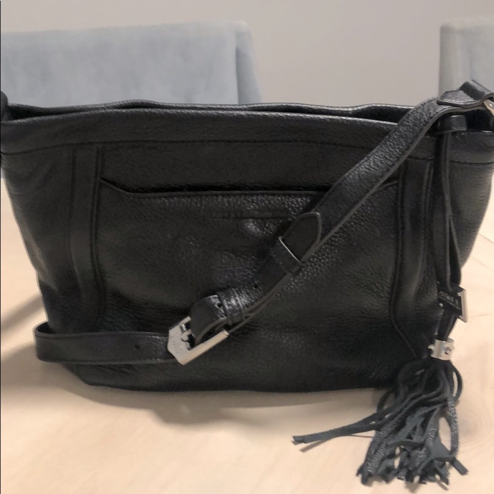 Aimee Kestenberg Black Leather Handbag